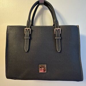 Dooney & Bourke Dark Gray Janine Satchel